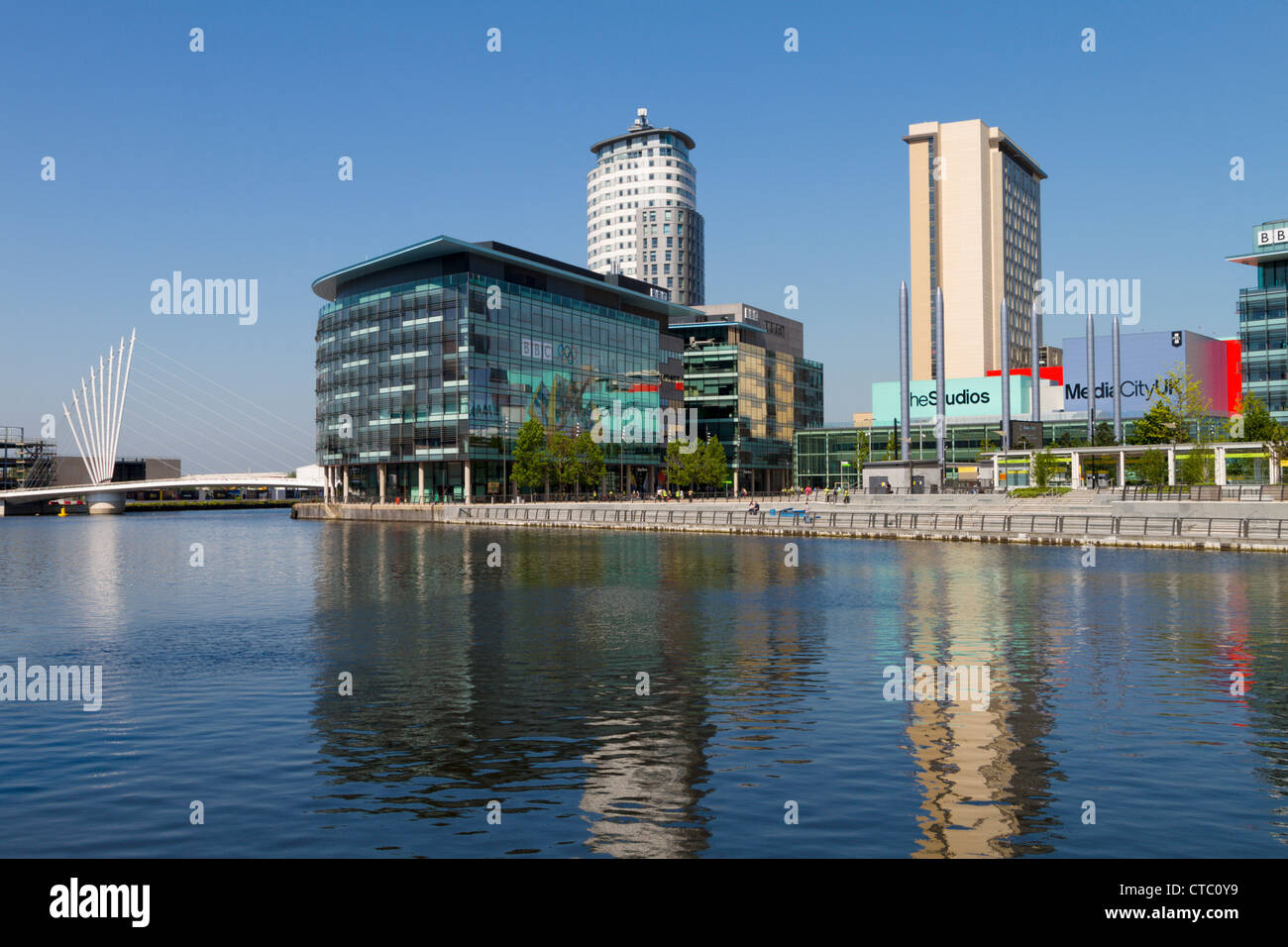 MediaCity, Salford Quays, Manchester, England Stockfoto