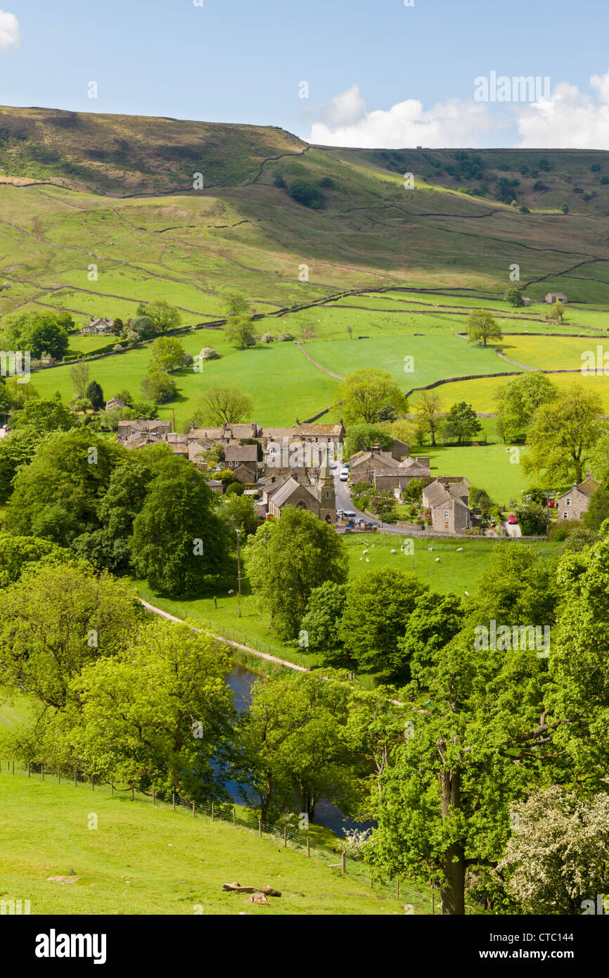 Dorf Burnsall, Yorkshire Dales Stockfoto