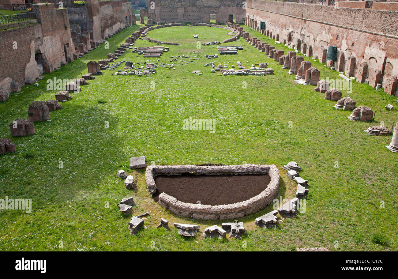 Rom - Hippodrom-Stadion des Domitian Stockfoto