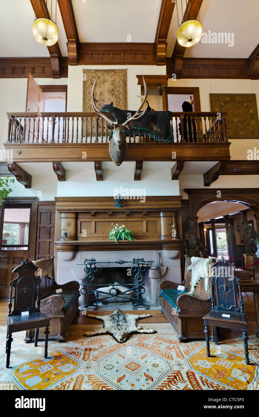 Sonnenberg-Gärten und Mansion, State Historic Park in Canandaigua, New York Stockfoto