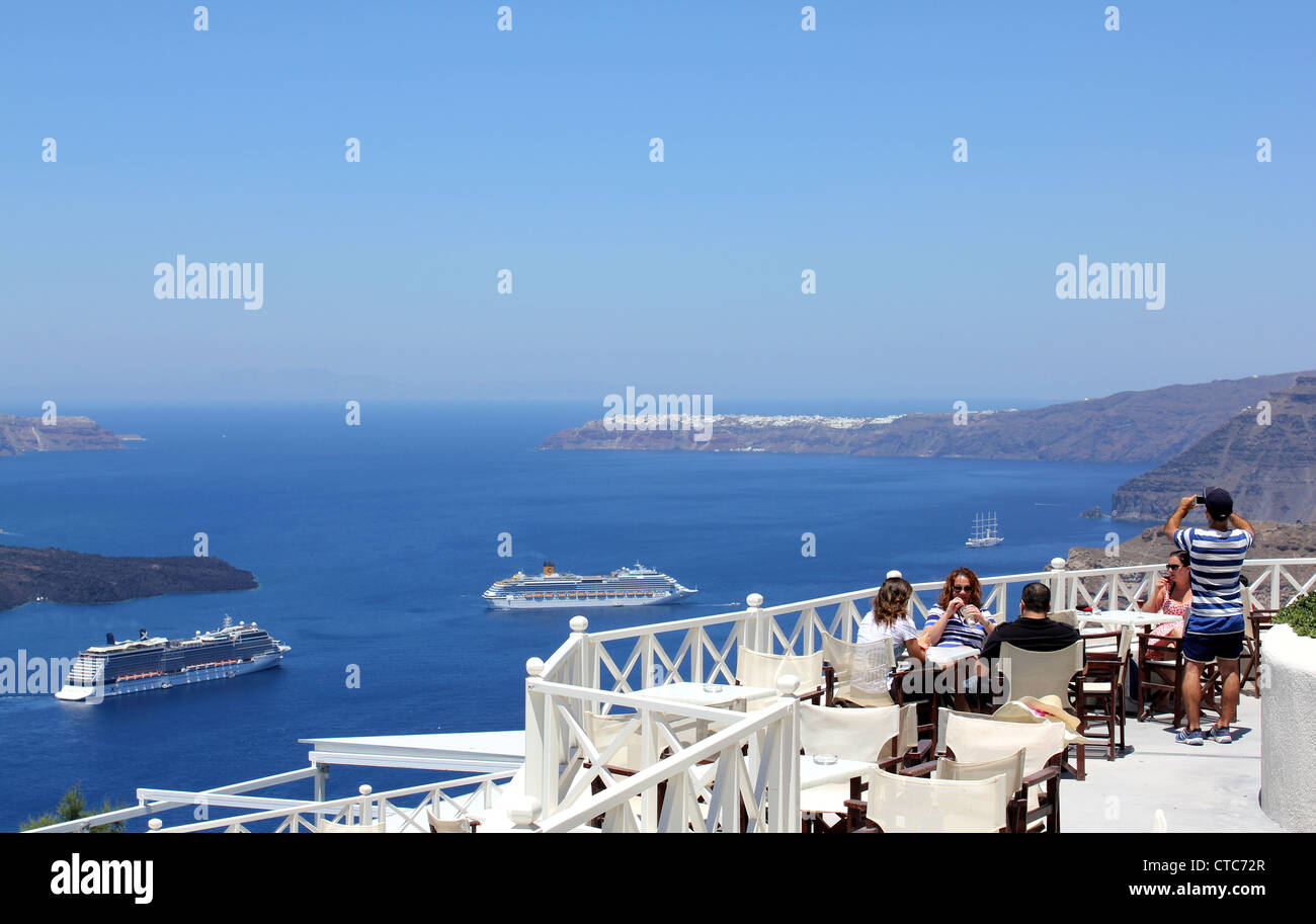 Santorin, Griechenland Stockfoto