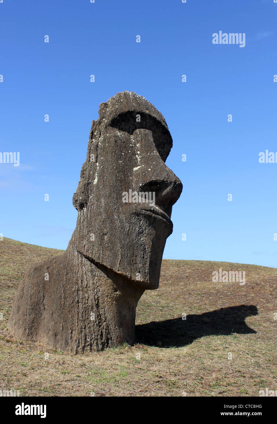 Osterinsel, Statuen der Osterinsel, Chile Stockfoto