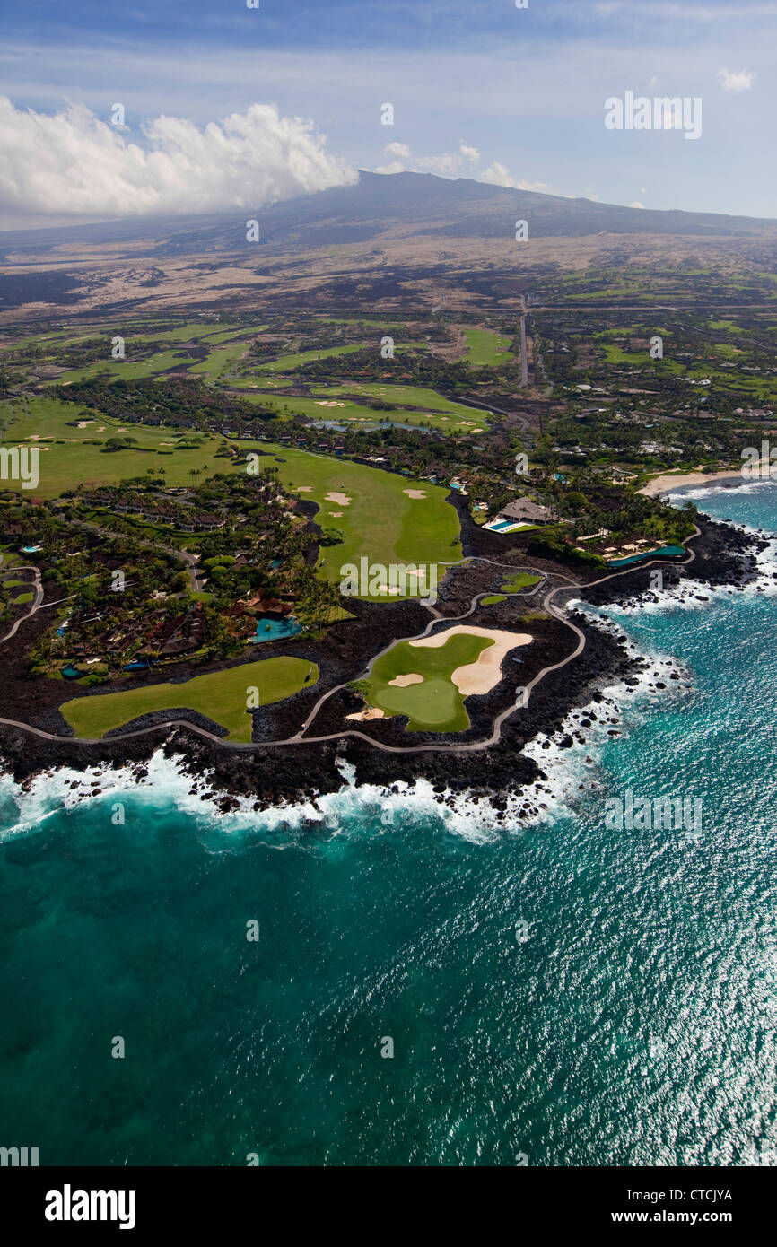 Kukio Resort, Kohala Küste, Insel von Hawaii Stockfoto