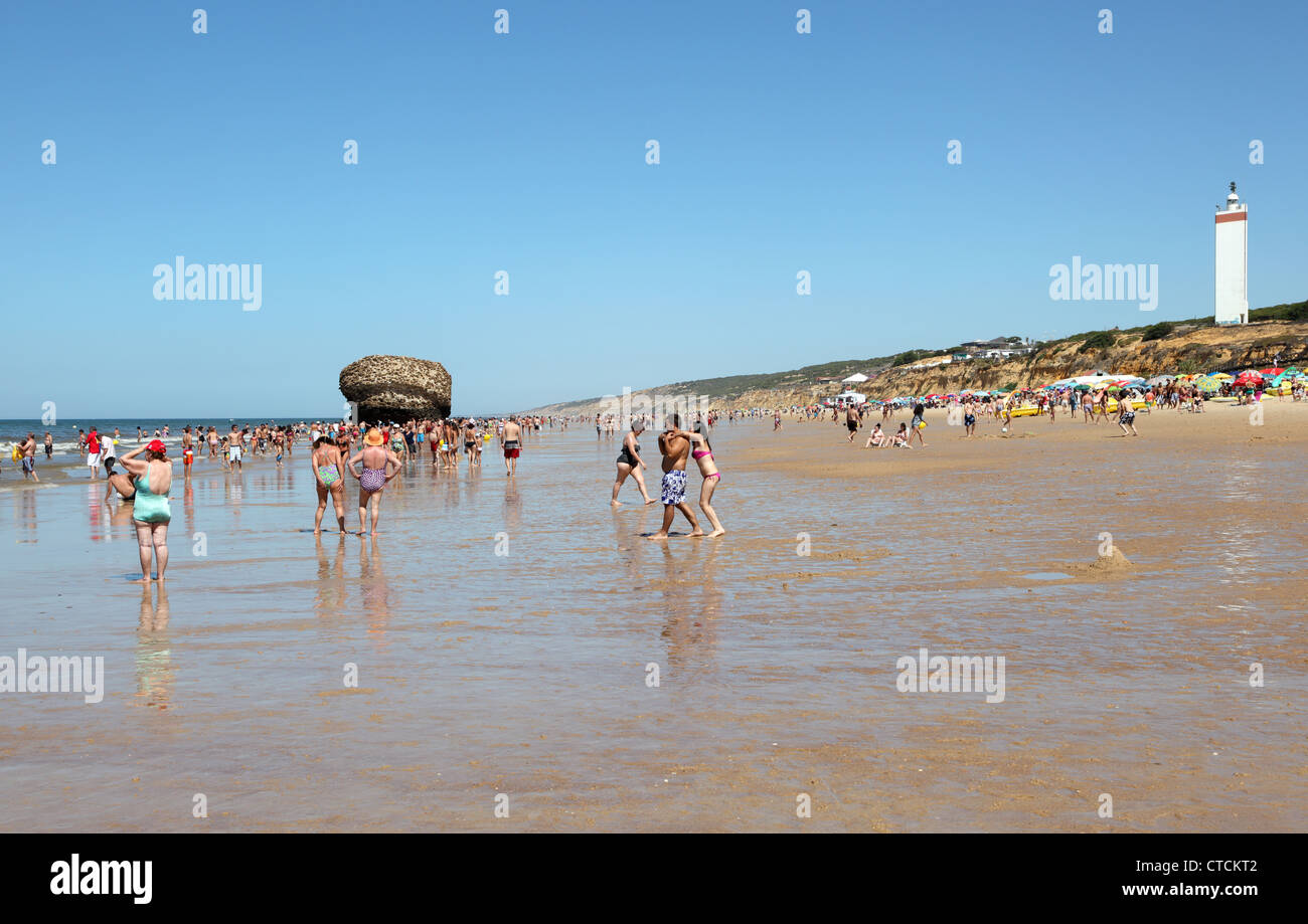 Matalascañas Strand Torre la Higuera. Provinz Huelva, Andalusien Spanien Stockfoto