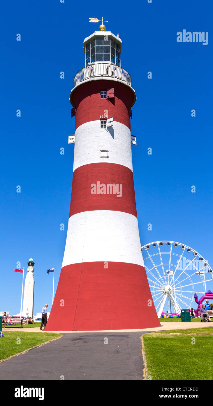 Das ehemalige Eddystone Leuchtturm, Smeatons Tower entstand auf