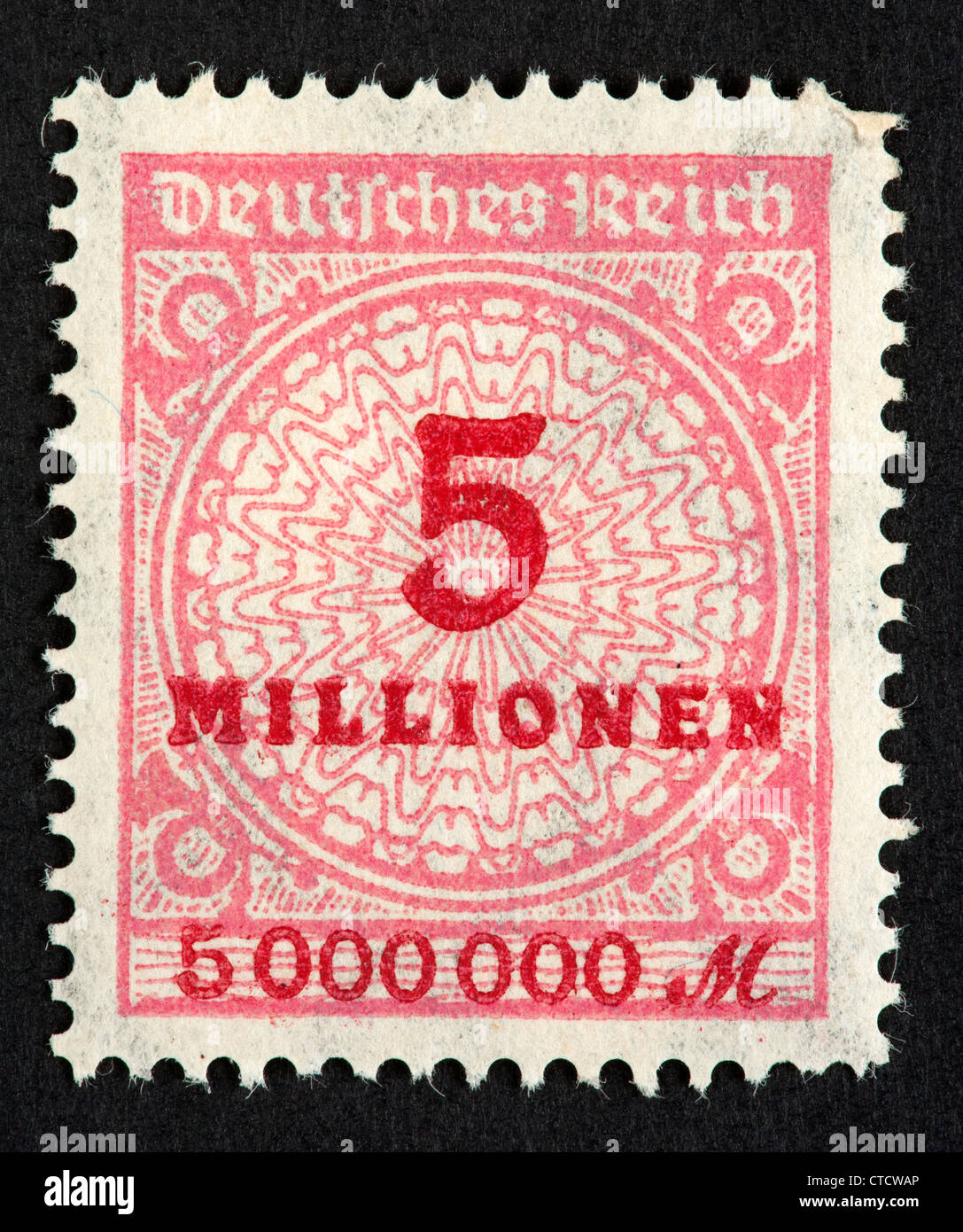 Deutsche Briefmarke Stockfoto