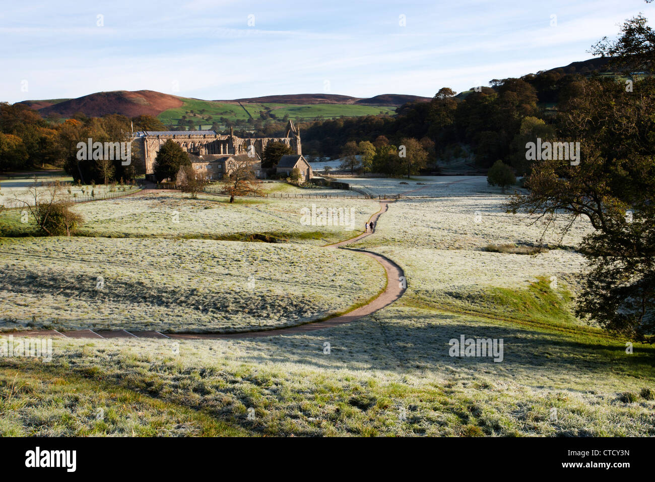 Bolton Abbey, Wharfedale, North Yorkshire Dales National Park Stockfoto
