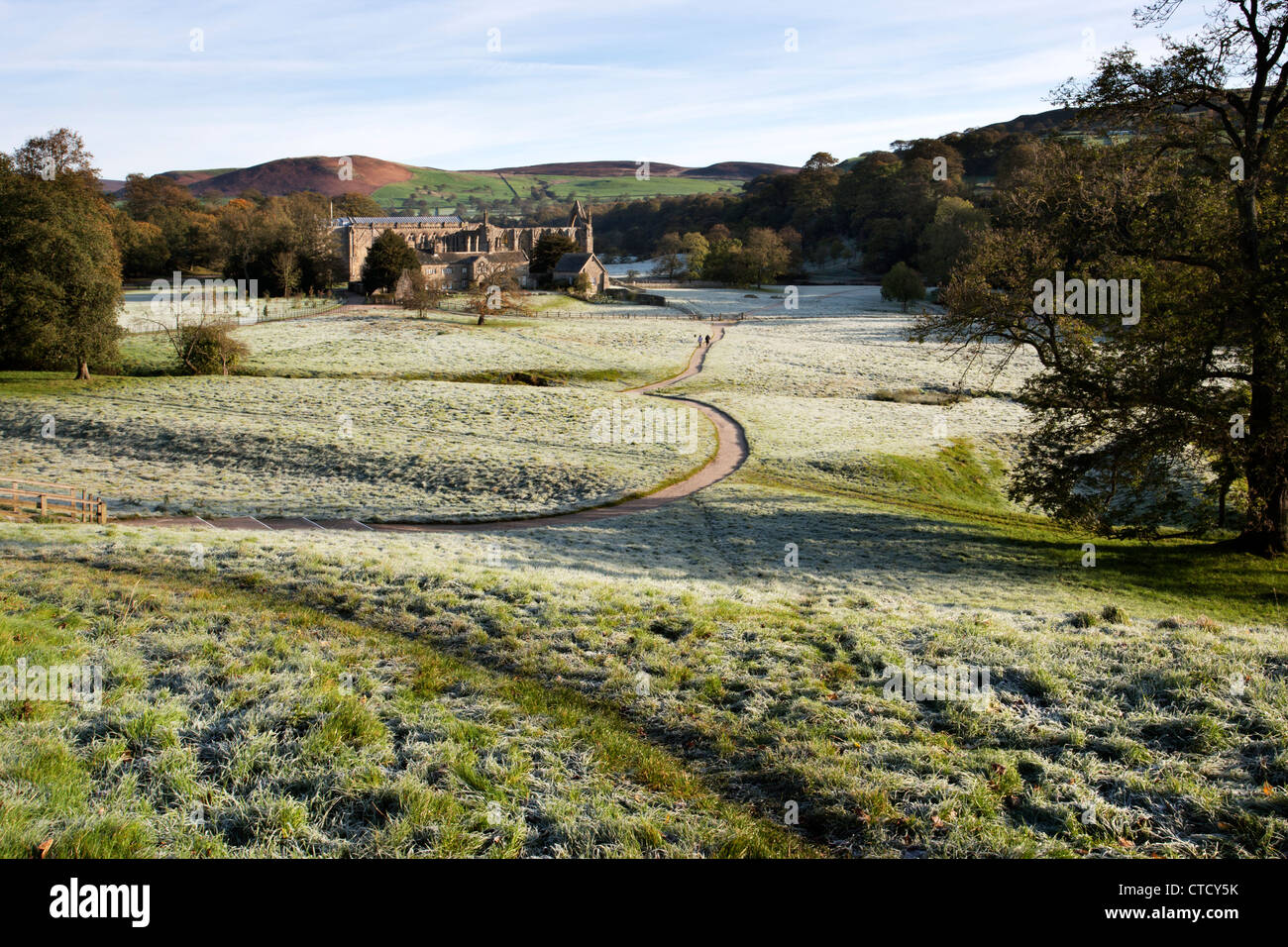 Bolton Abbey, Wharfedale, North Yorkshire Dales National Park Stockfoto