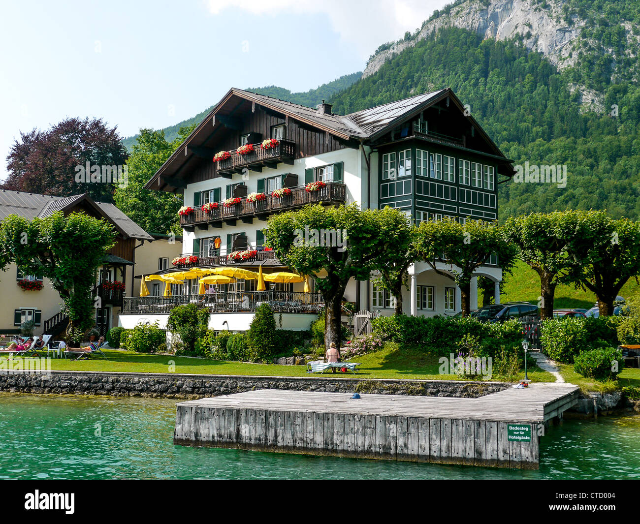 Seehotel Zell ein See, ein Sport resort Centre am westlichen Ufer des Zeller See, Österreich Stockfoto