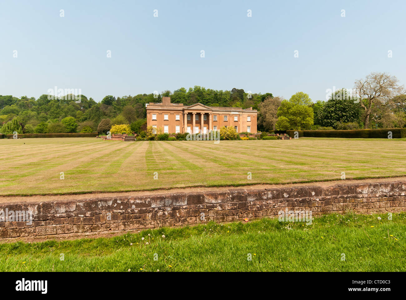 Himley Hall Landhaus in der Nähe von Dudley in den West Midlands Stockfoto