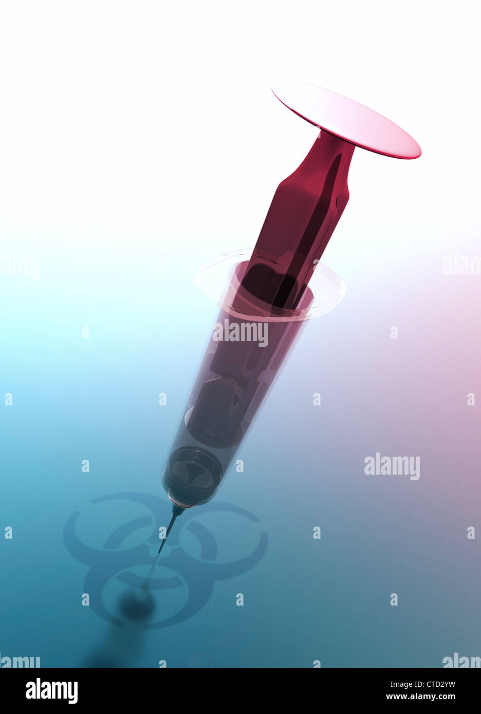 Biohazard konzeptuellen Kunstwerk Stockfoto