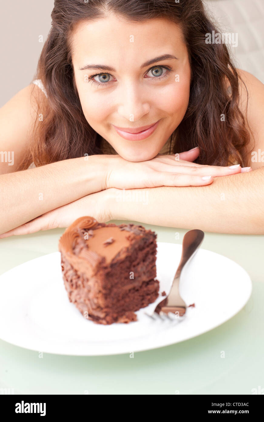 Diät-Versuchung Stockfoto