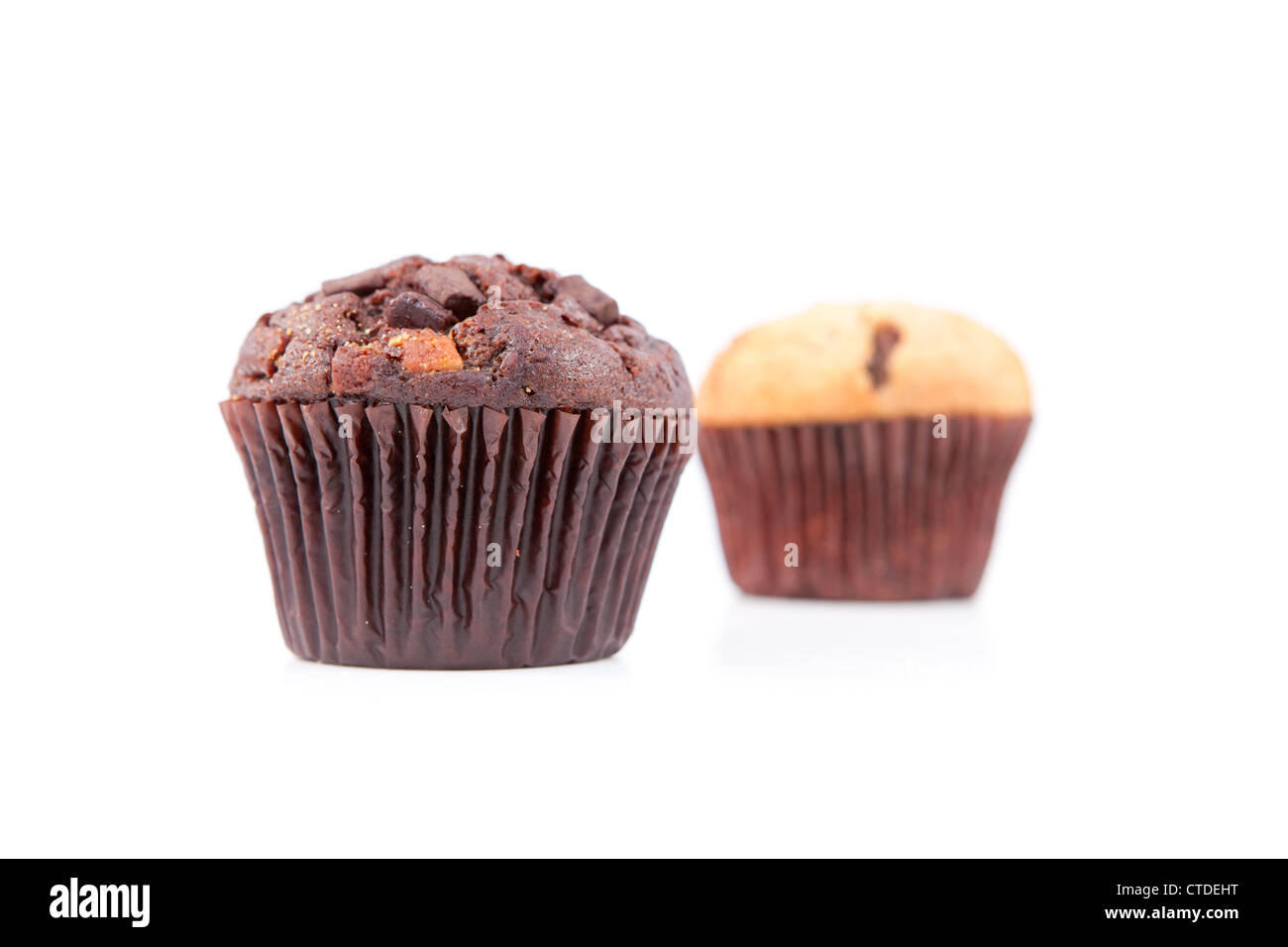 Frisch gebackene muffins Stockfoto