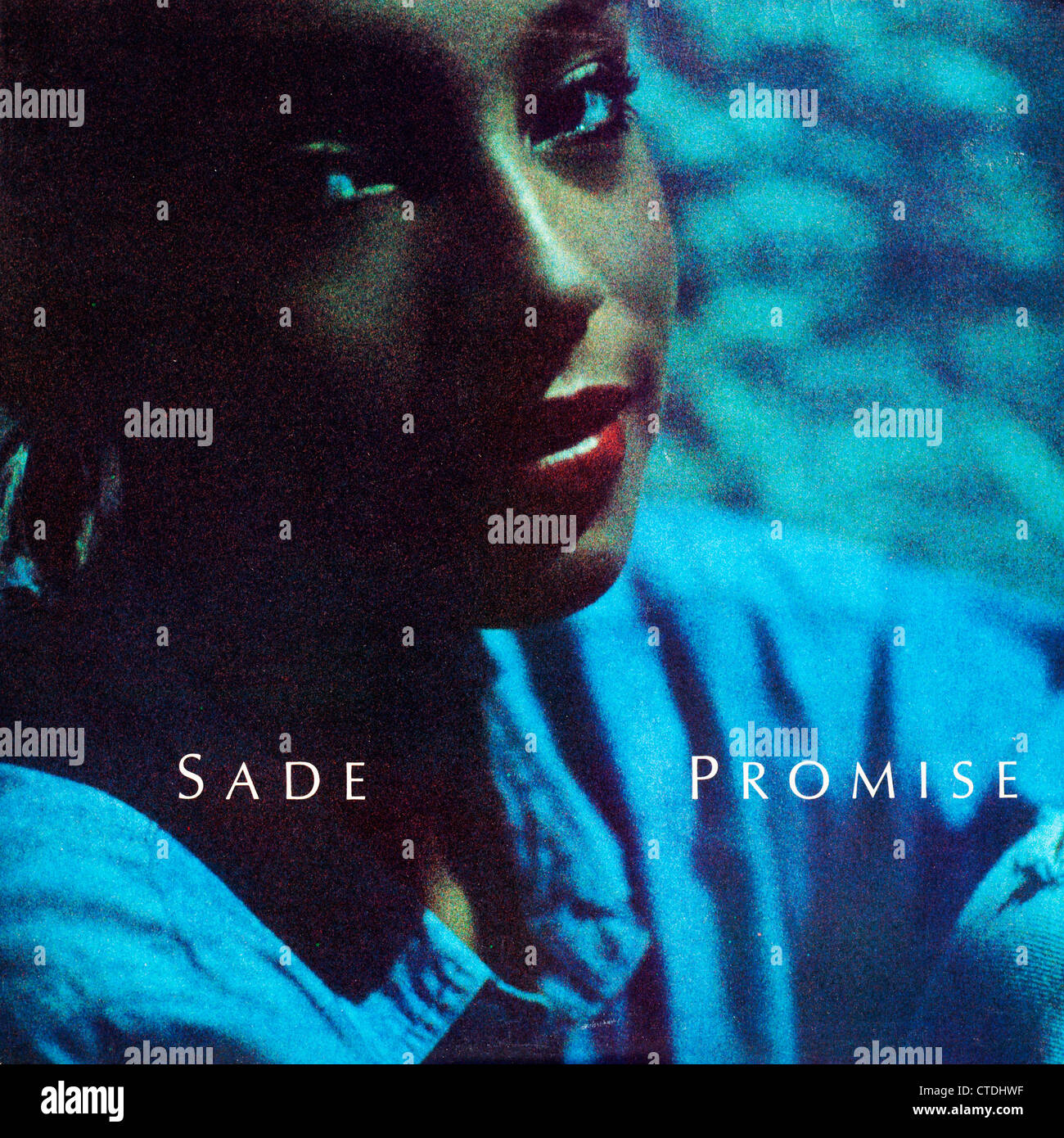 Vinyl LP Schallplatte Abdeckung von Sade - versprechen.  Nur zur redaktionellen Verwendung.  Kommerzielle Nutzung untersagt. Stockfoto