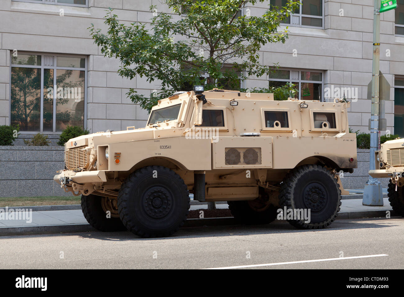 FBI SWAT gepanzerte Fahrzeug auf FBI-Außenstelle - Washington, DC USA Stockfoto