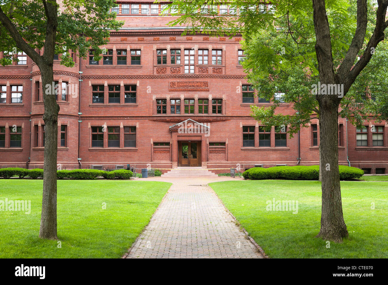 Sever Hall, Cambridge, MA Stockfoto