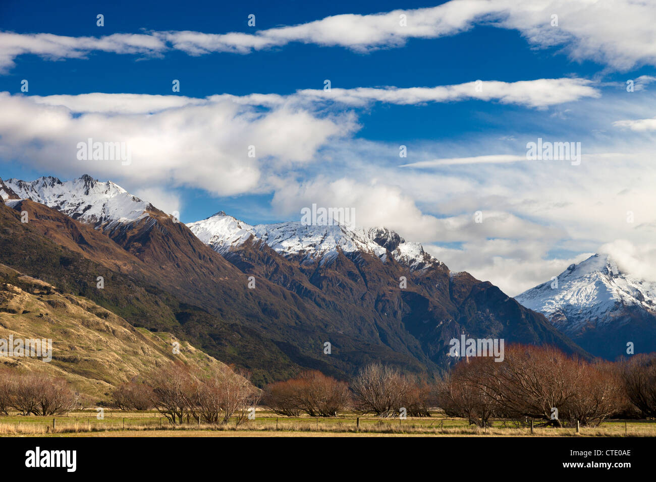 Wilkin Valley, Makarora, Mount Aspiring National Park, Neuseeland Stockfoto
