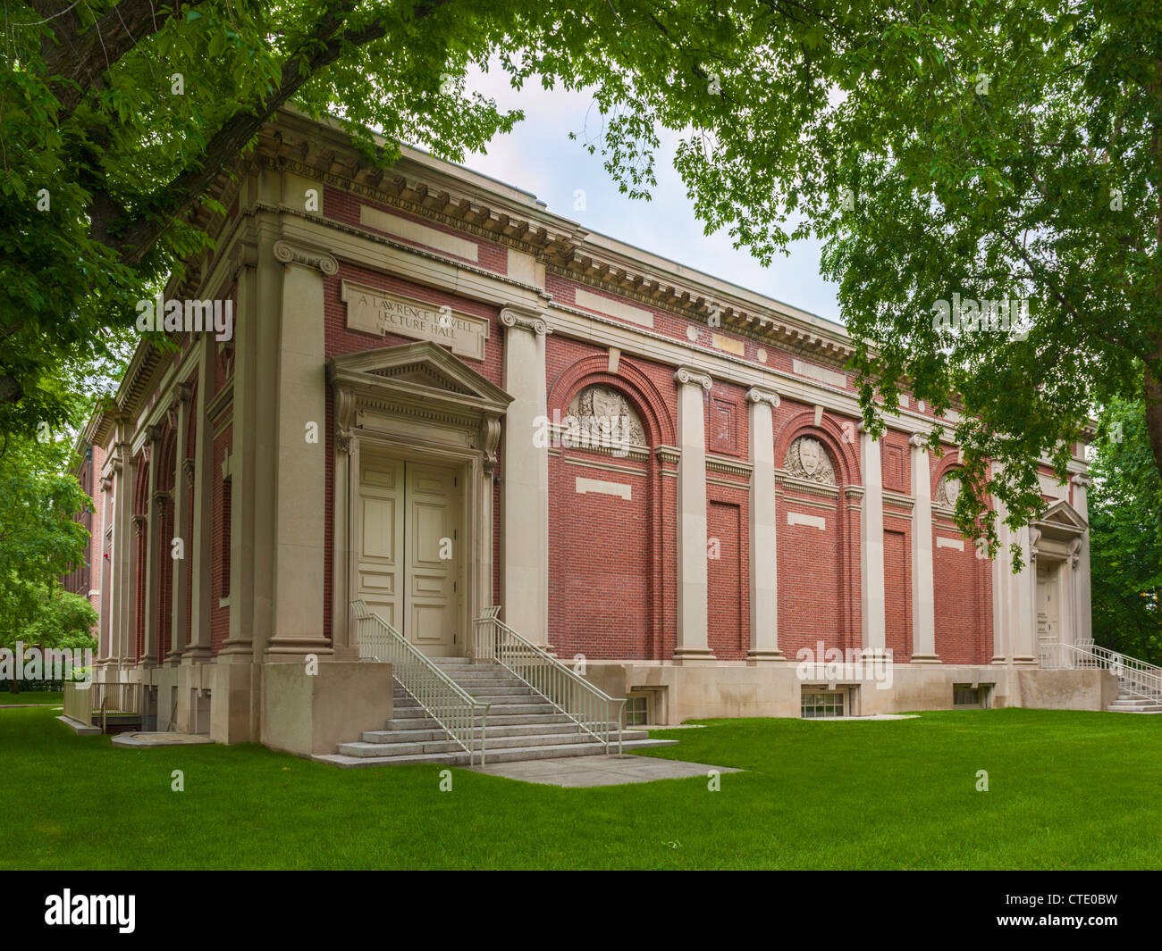 Lawrence Lowell Hörsaal, Cambridge, MA Stockfoto