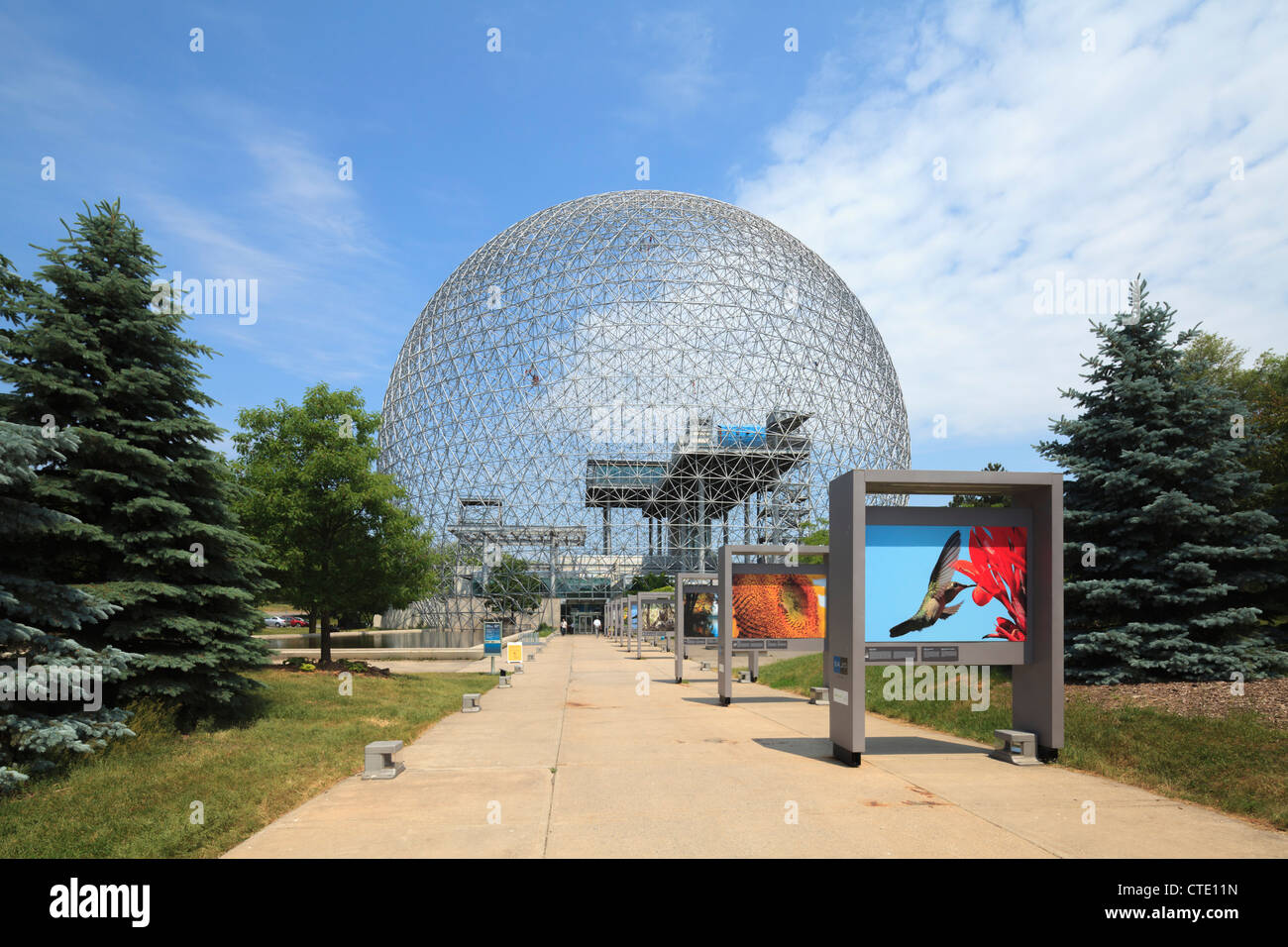 Montreal Biosphère Stockfoto