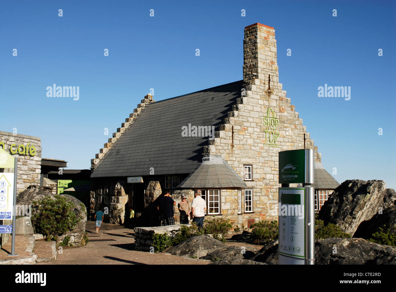 Shop auf die Seilschwebebahn Top Tafelberg, Kapstadt, Südafrika Stockfoto