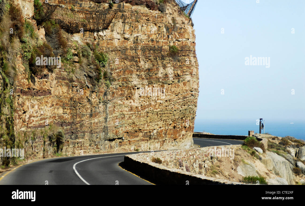 Chapmans Peak Drive, Cape Penninsular, Cape Town, Western Cape, Südafrika Stockfoto