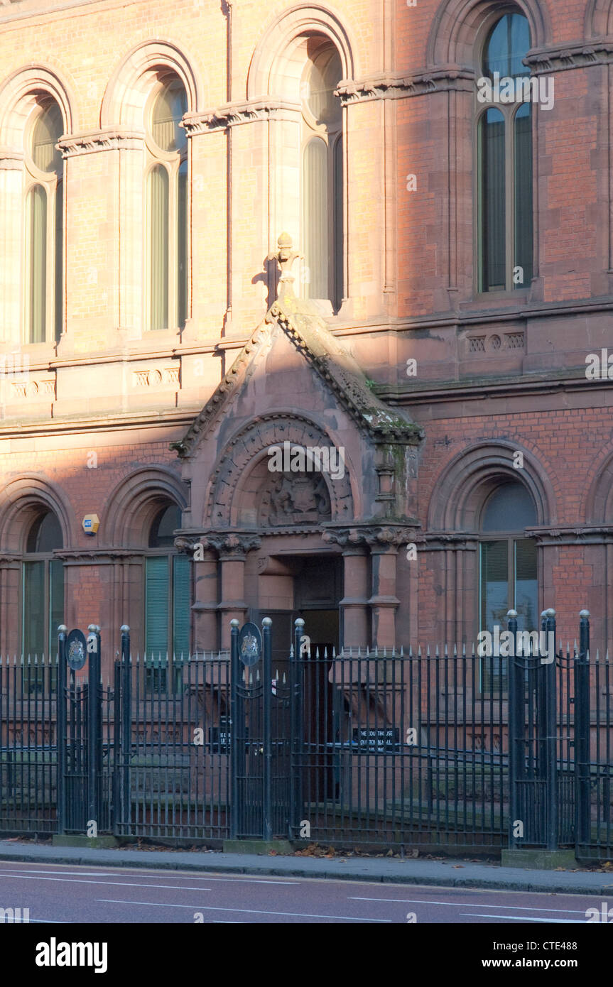 die Königliche Gerichtshöfe auf Victoria Straße in belfast Stockfoto