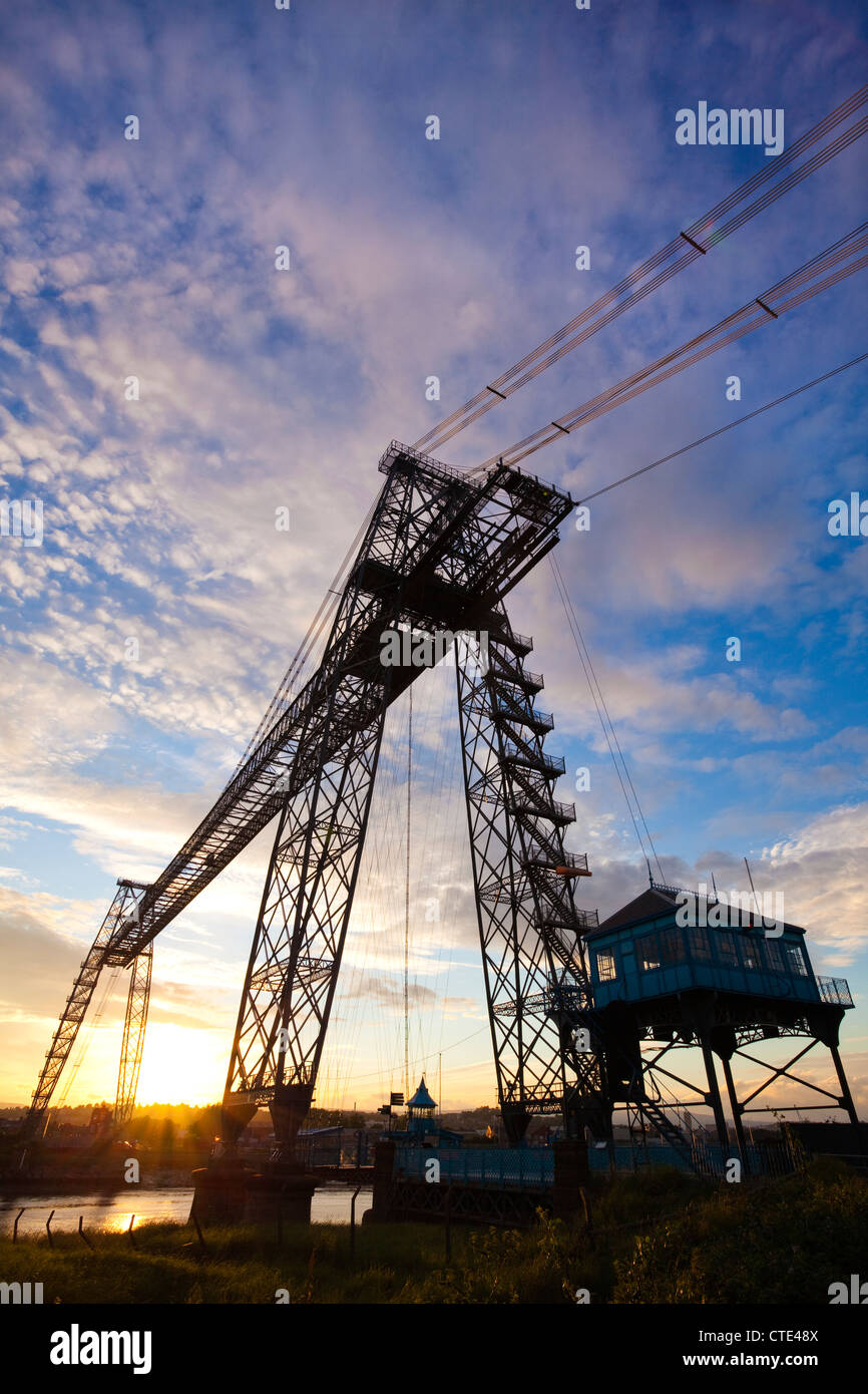 Transporter Bridge, Newport, Gwent, Wales, Großbritannien Stockfoto