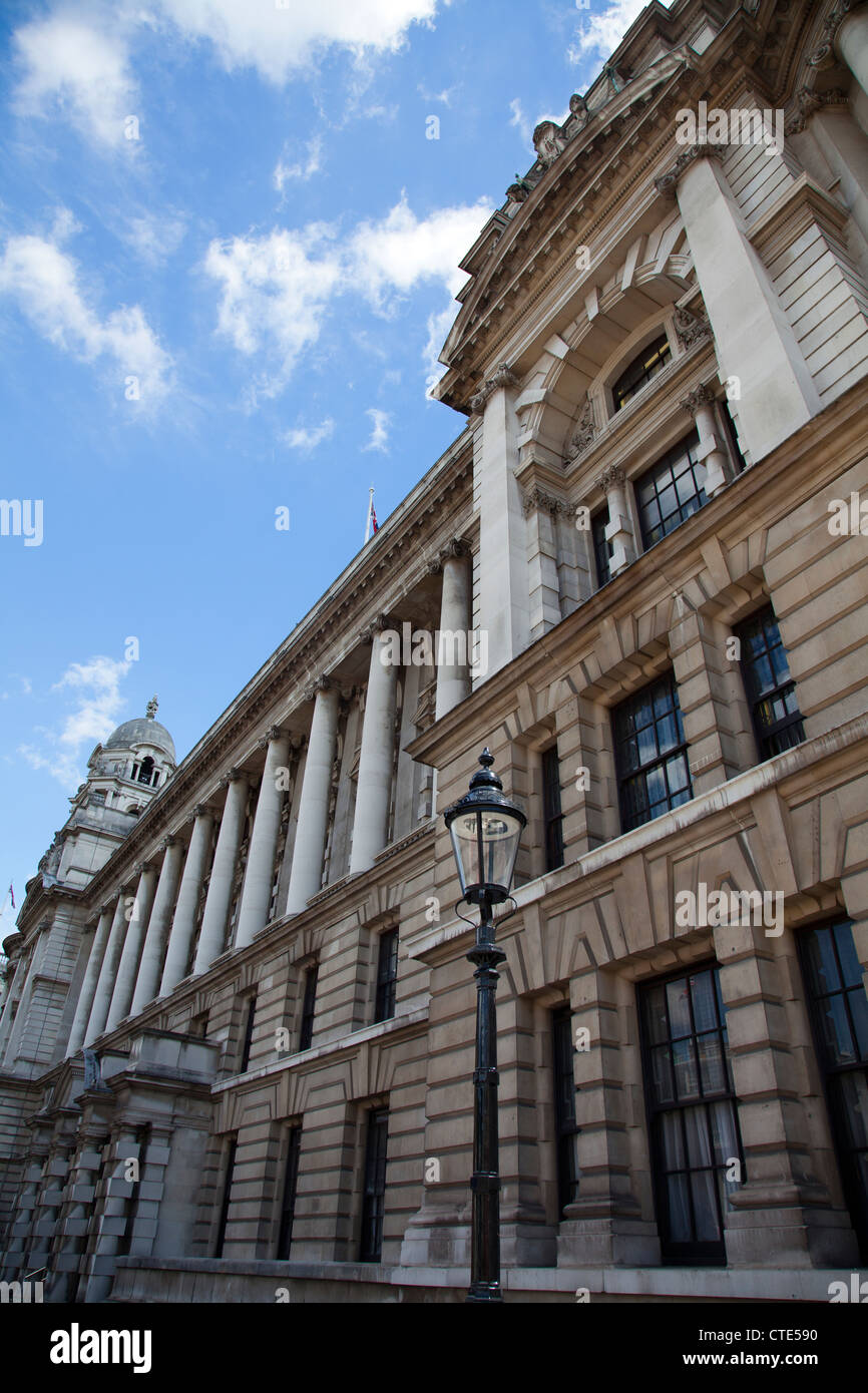Alten Krieg Büro Gebäude des Verteidigungsministeriums auf Whitehall in London - UK Stockfoto