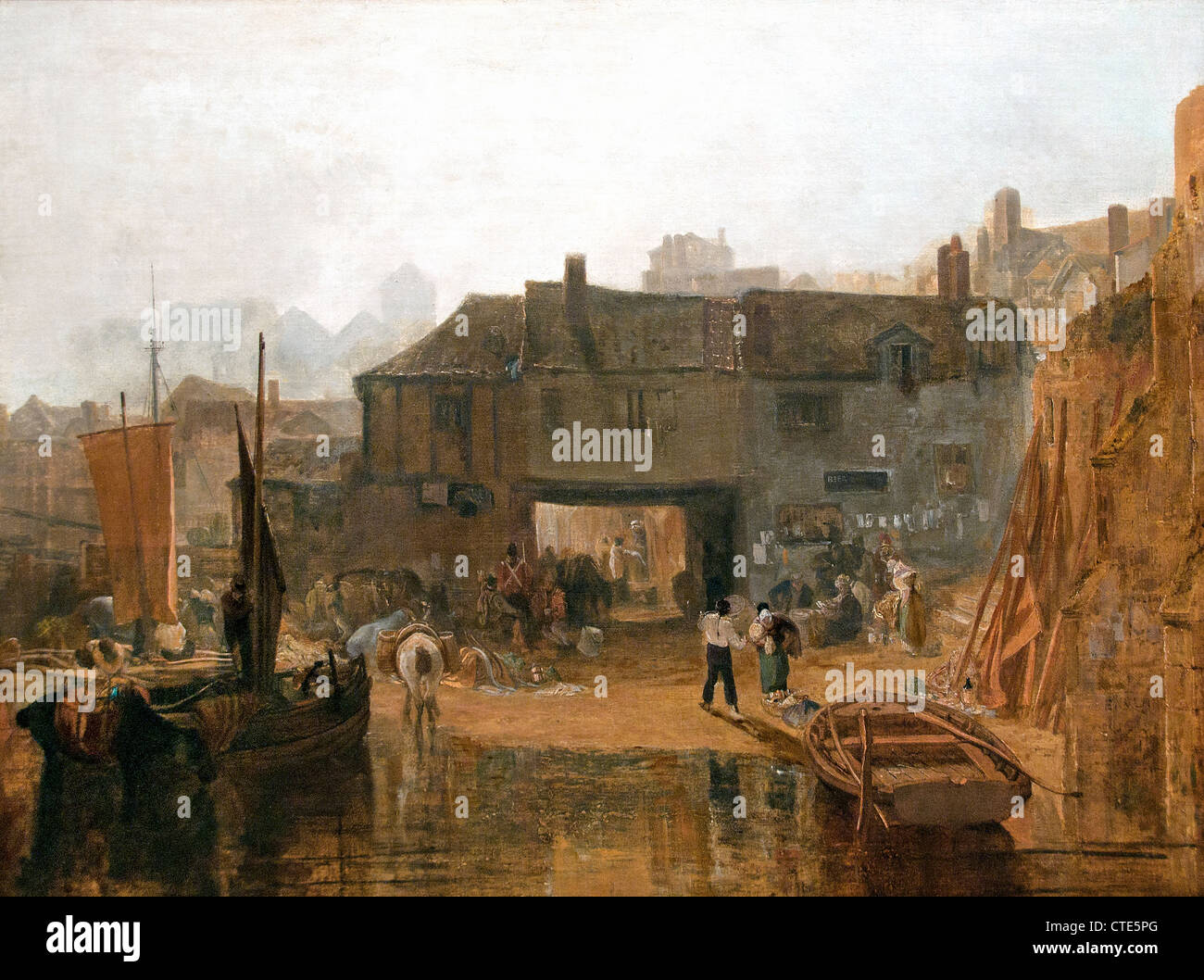 Saltash mit Wasser Fähre 1811 Joseph Mallord William Turner englischen London 1775 – 1851 Vereinigtes Königreich Stockfoto