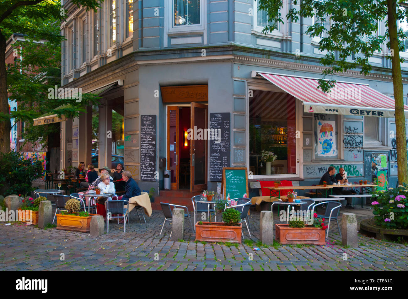 Barterrasse Hein-Köllisch-Platz Platz Sankt Pauli Bezirk Hamburg