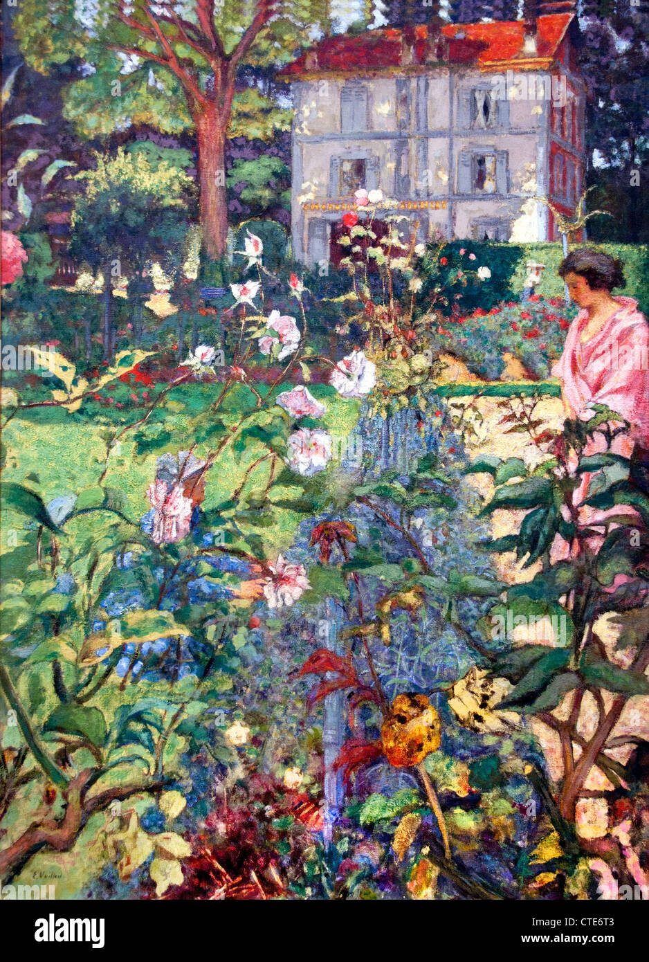 Garten am Vaucresson 1920 Pierre Bonnard französische 1867 1947 Frankreich Stockfoto