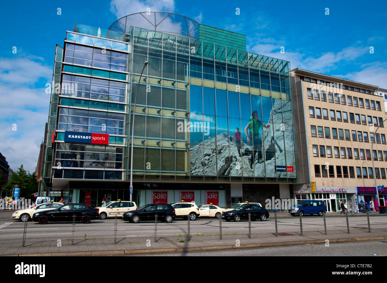 Kaufhaus Karstadt Monckebergstrasse Strasse Zentrale Hamburg Deutschland Europa Stockfotografie Alamy