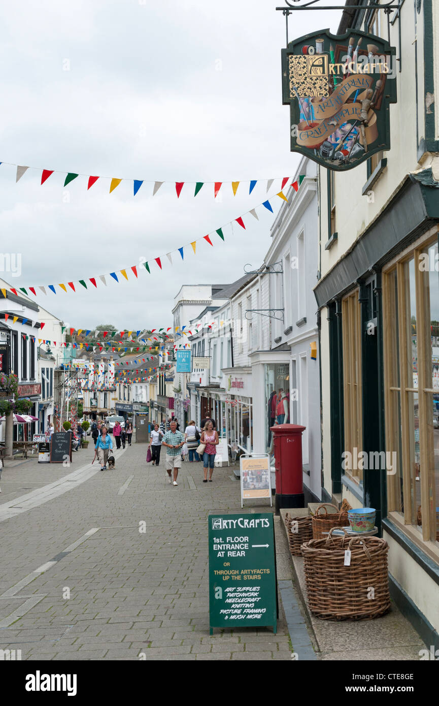 Molesworth Street Wadebridge Cornwall Stockfoto