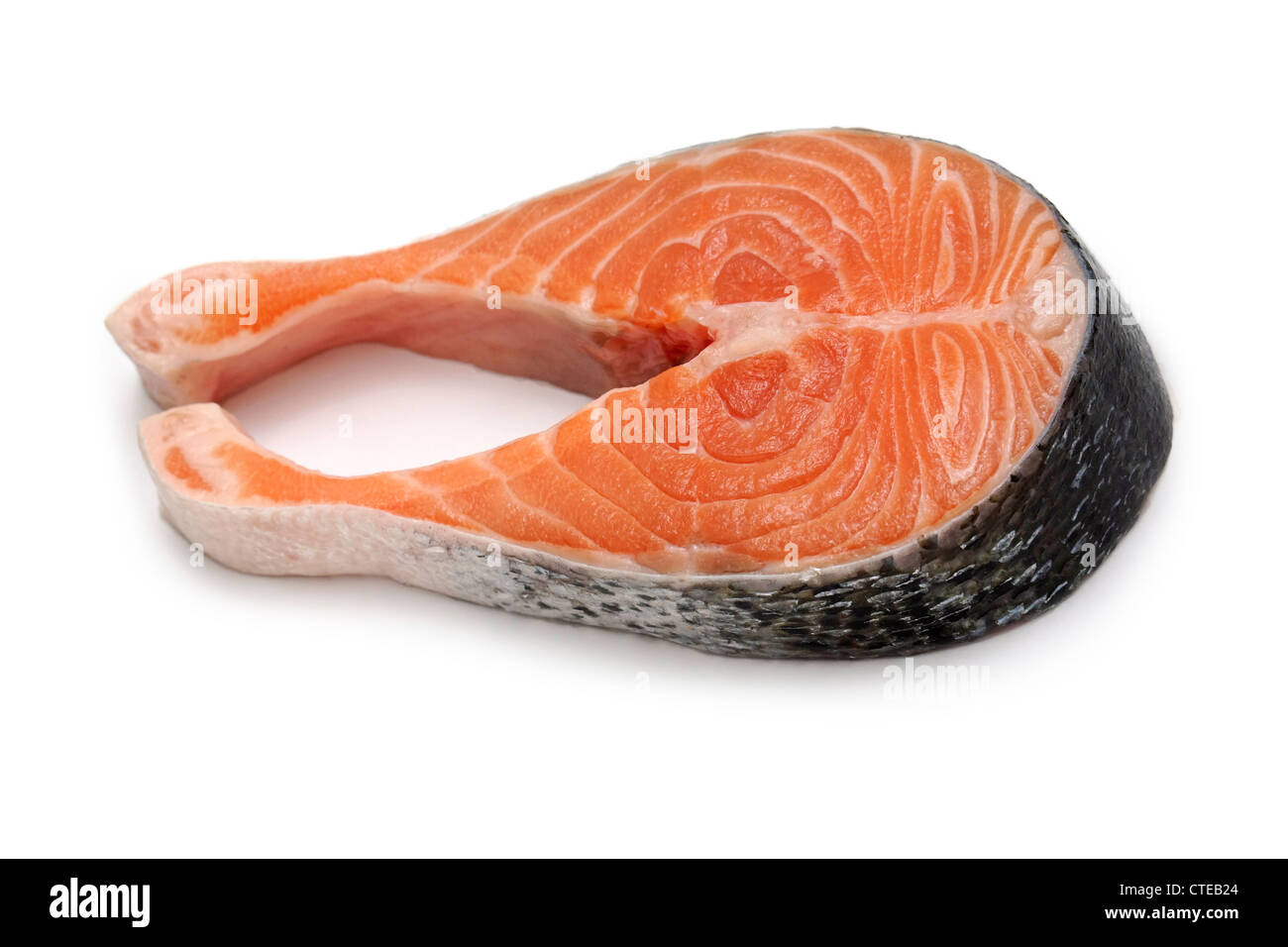 Lachs roh Stockfoto