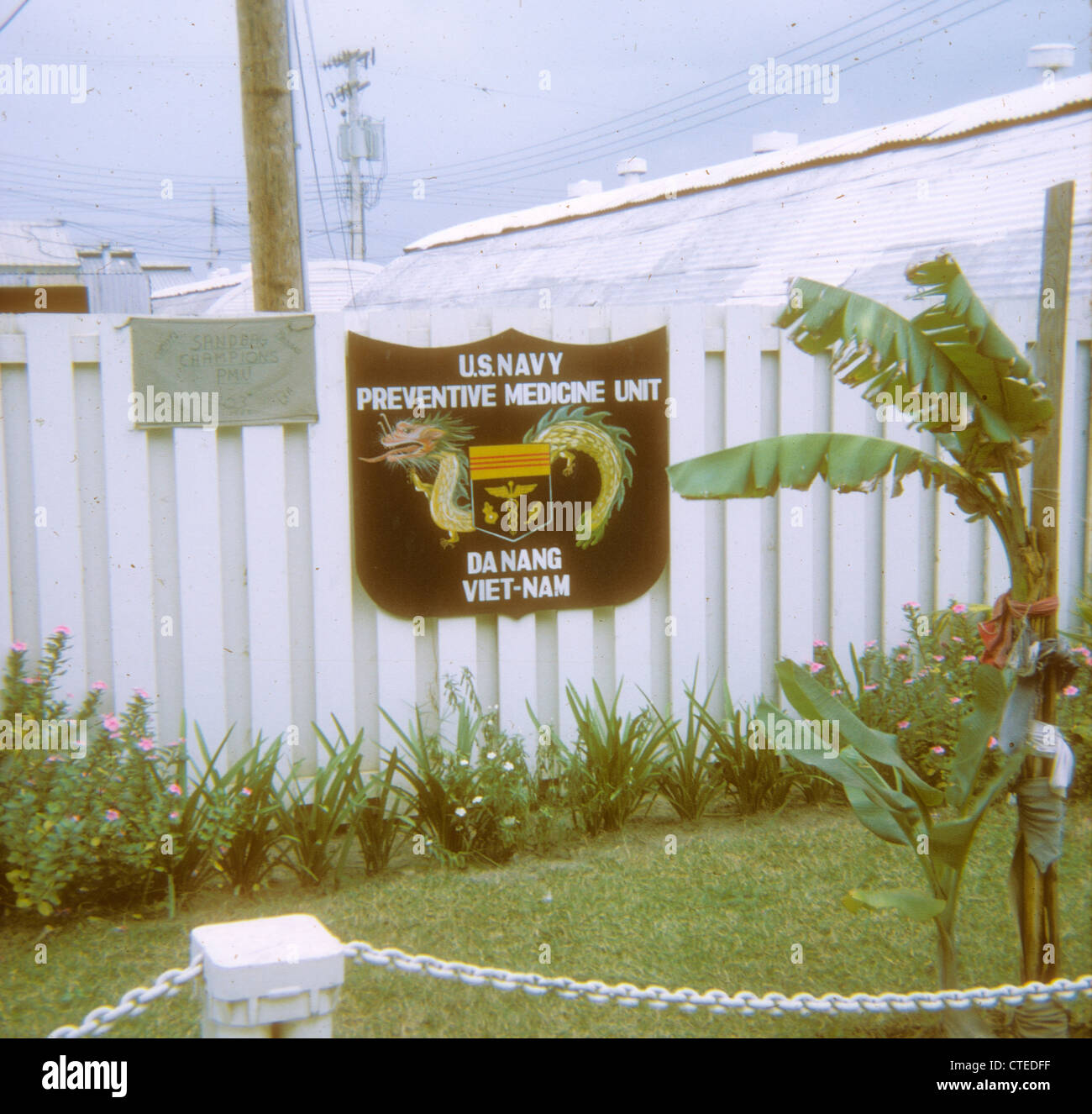 US navy Präventivmedizin Einheit Danag Vietnamkrieg 1969 Stockfoto