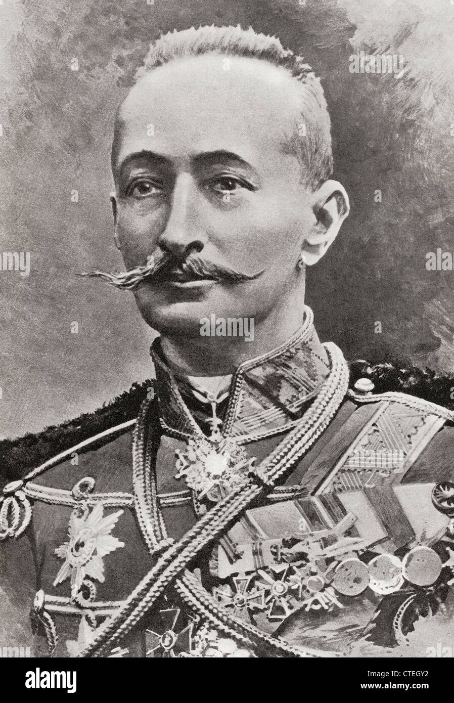 Alexei Alexejewitsch Brussilow, 1853 – 1926. Russischer General. Aus dem Jahr 1916 dargestellt. Stockfoto