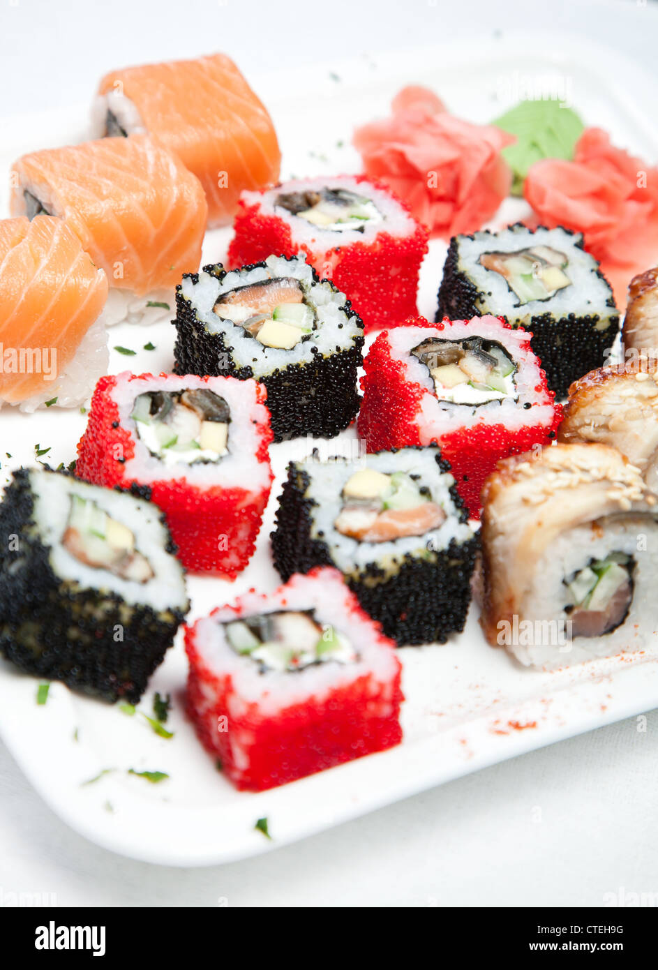 Traditionellen sushi Stockfoto