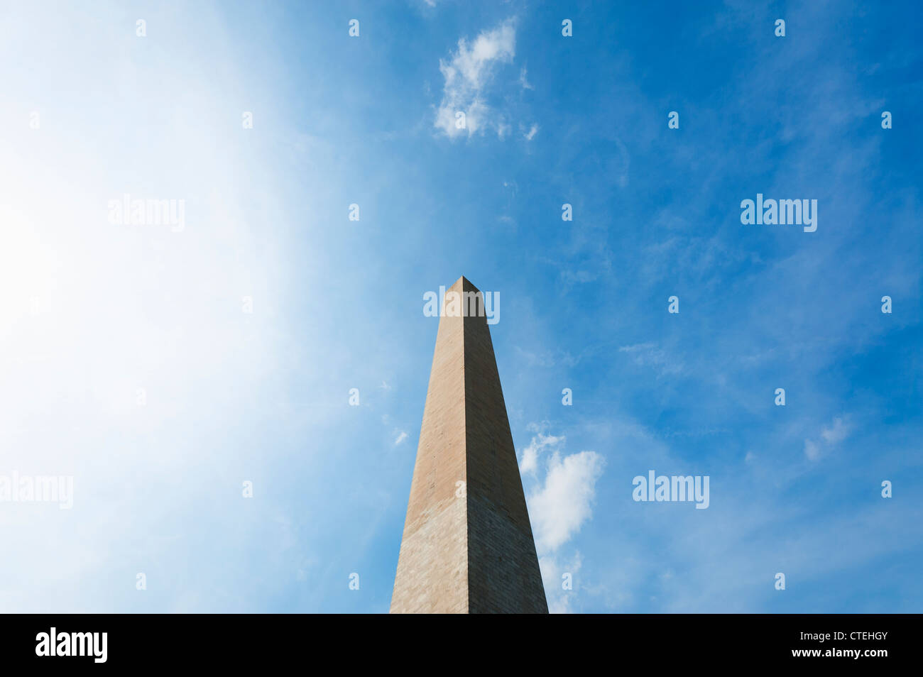 USA, Washington DC, das Washington Monument Stockfoto