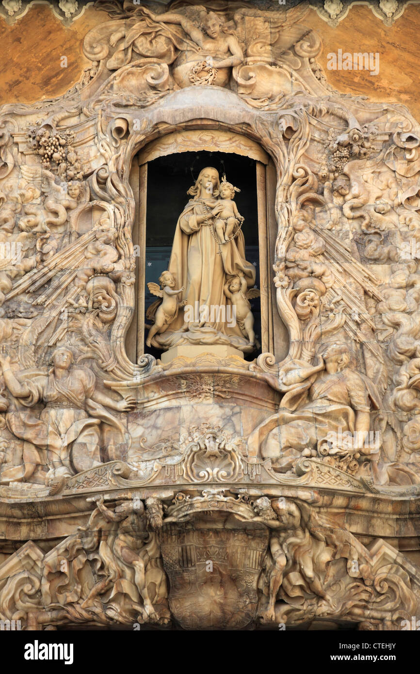 Spanien, Valencia, Palacio del Marques de Dos Aguas Stockfoto