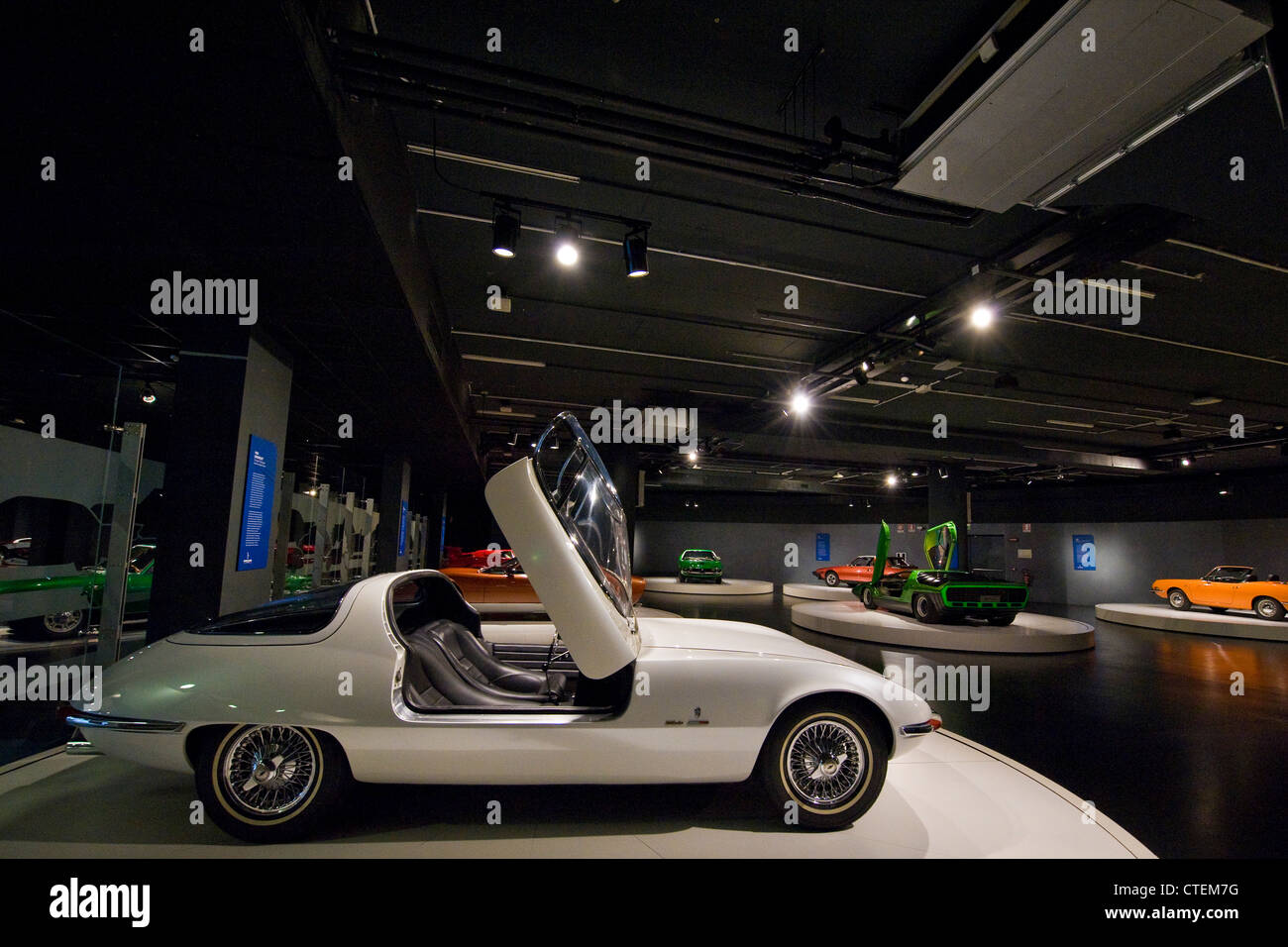 Italien, Piemont, Turin, Museo besser, Automobilmuseum Stockfoto