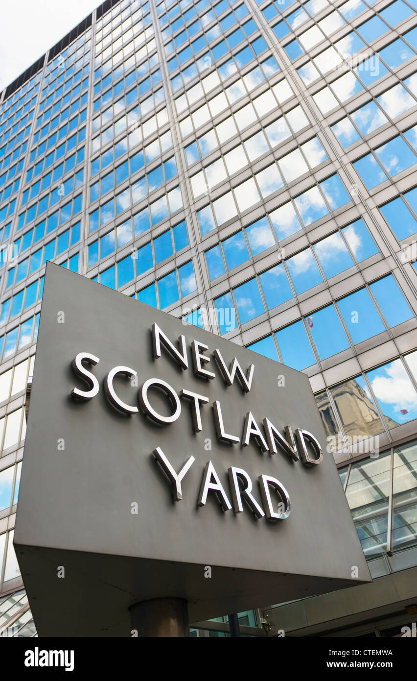 Großbritannien, England, London, New Scotland Yard Gebäude Stockfoto
