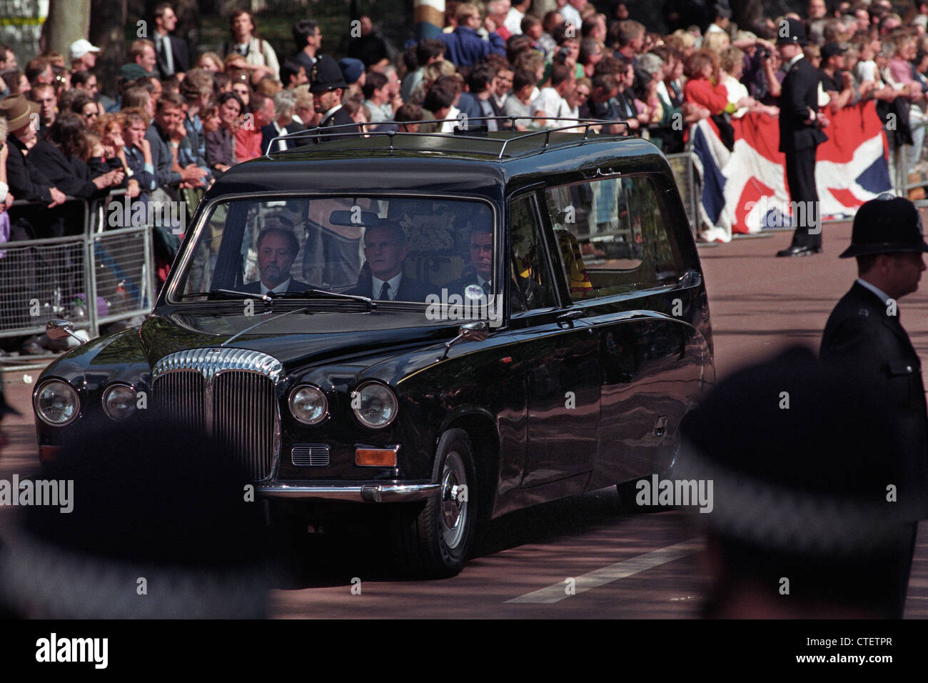 Prinzessin Dianas Beerdigung Stockfoto