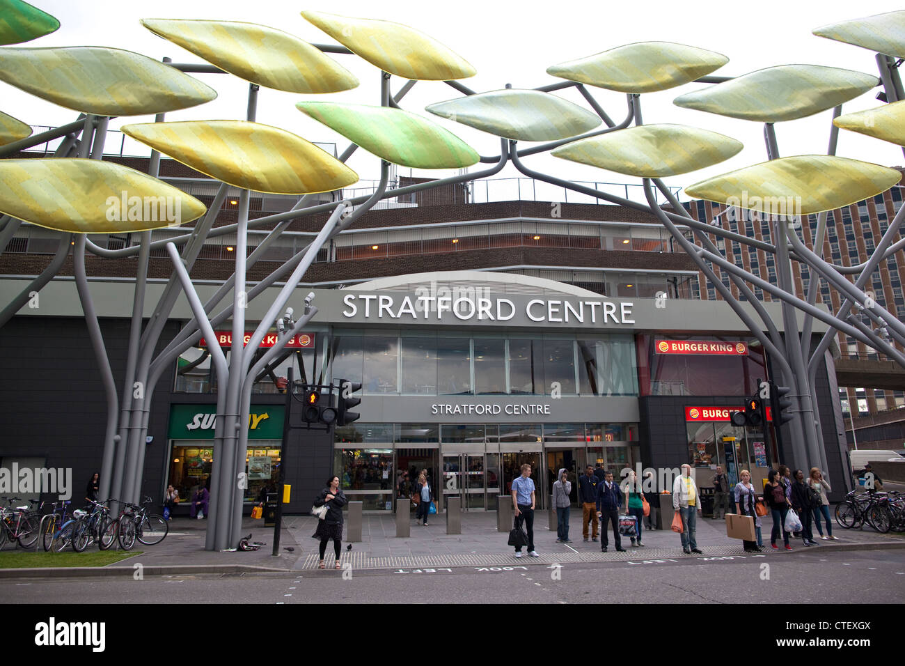 Stratford Centre Shopping Mall, Stratford East London, England, UK Stockfoto