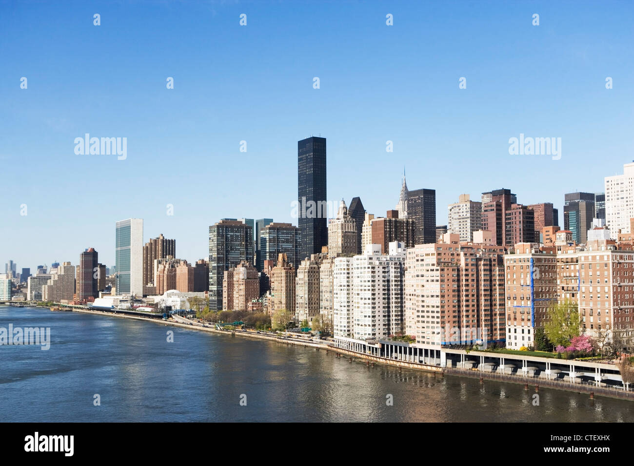 USA, New York, Long Island, New York City skyline Stockfoto