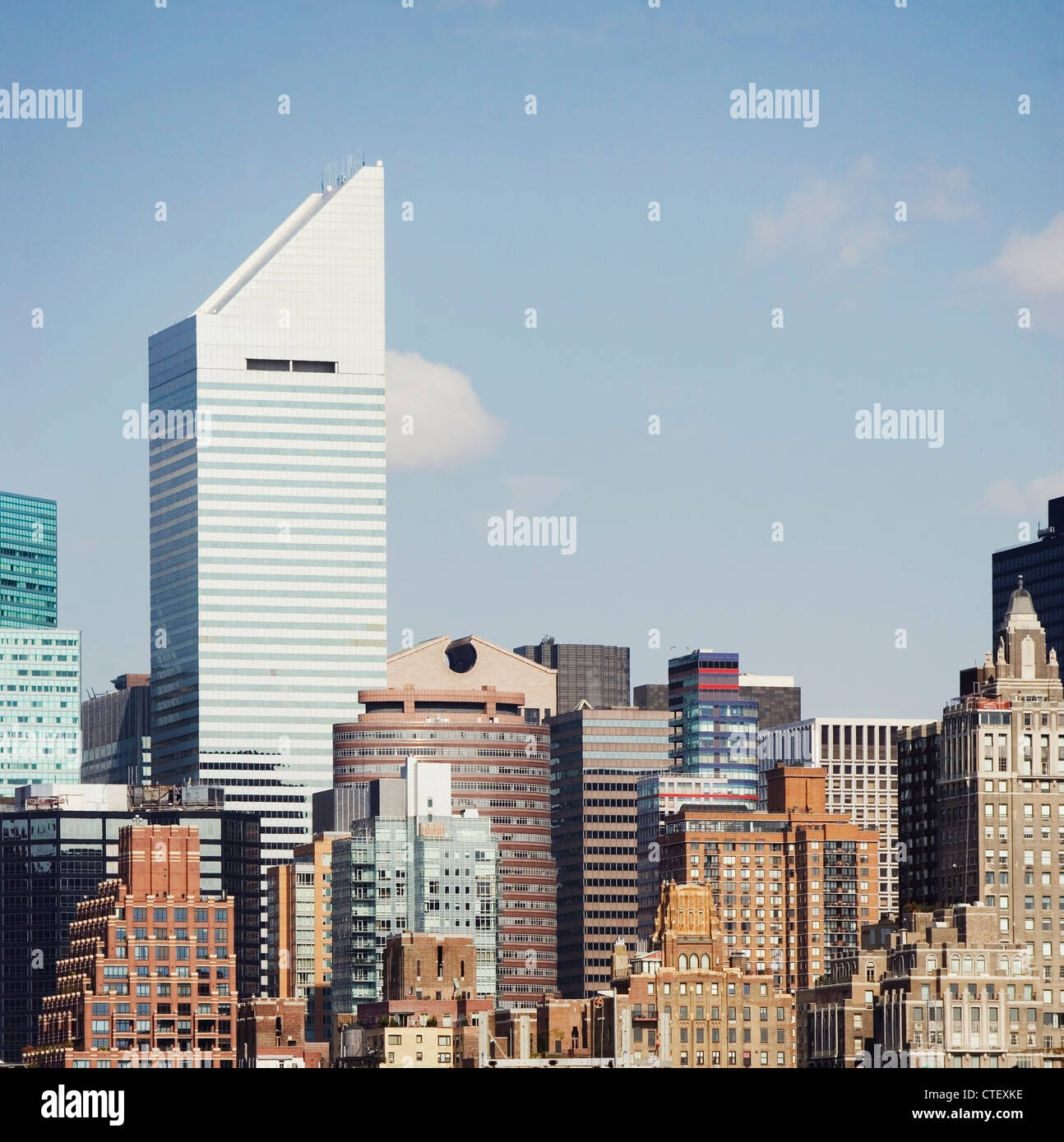 USA, New York, New York City, Manhattan, Skyline Stockfoto