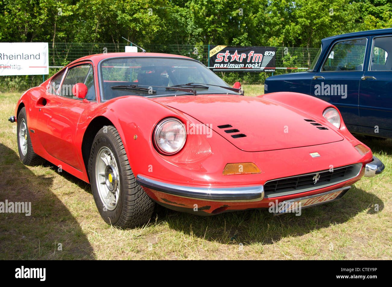 Der Sportwagen Ferrari 246 GTS Dino Spider Stockfoto