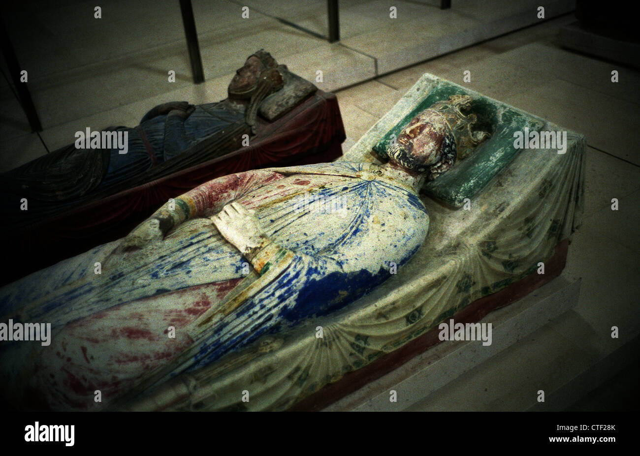 Abtei von Fontevraud, Loire, Frankreich. Juli 2012 enthält Gräber von 15 Mitgliedern der Familie Plantagenet, einschließlich: Heinrich II. von England Stockfoto