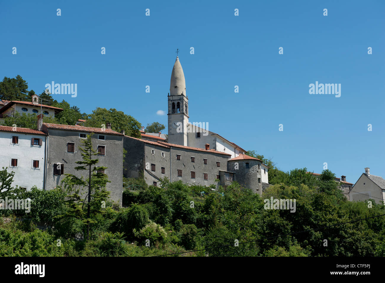 Ein Blick auf Štanjel Stockfoto