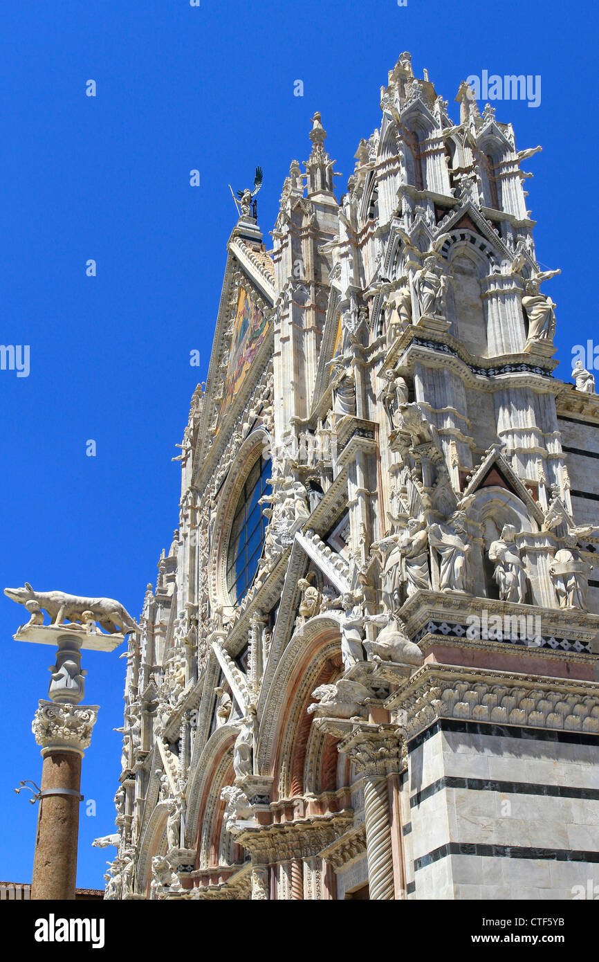 Italien, Toskana, Siena, Dom Santa Maria Assunta, UNESCO-Welterbe Stockfoto