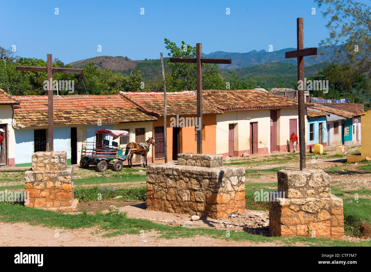 Kreuze, Trinidad, Kuba Stockfoto